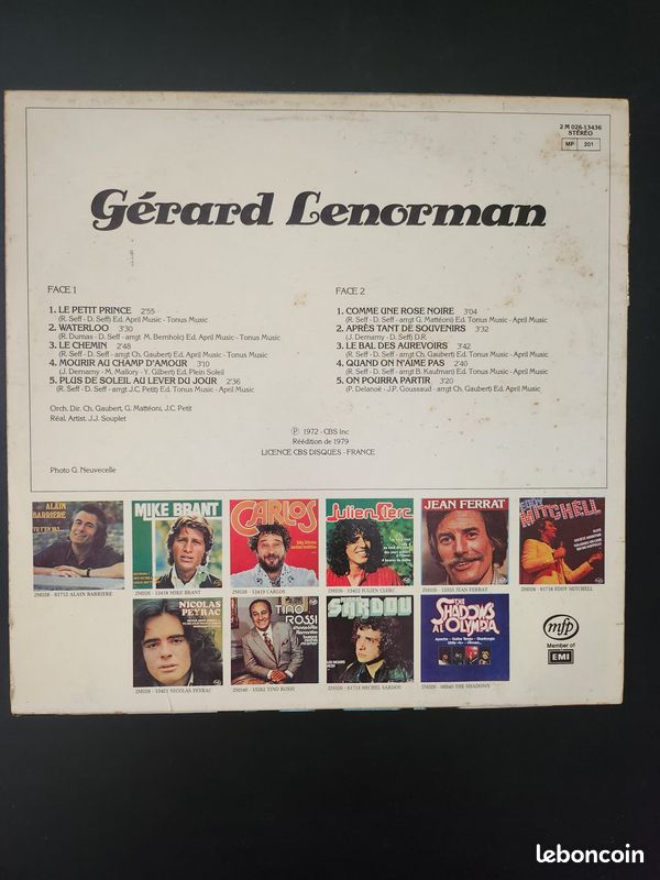 Lots 7 vinyles variété francaise (image 11)