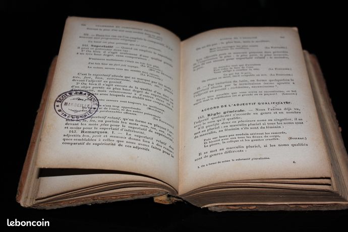 Grammaire et Composition Française - Livre Scolaire Ancien – XIX-XXe