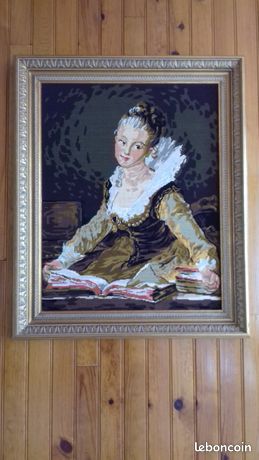Tableau canevas "l'Etude"