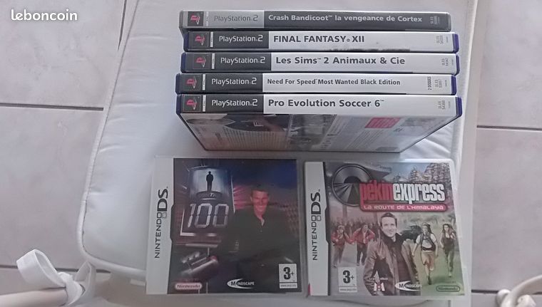 Jeux nintendo ds plays station 2