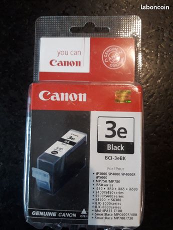 Cartouche encre noire imprimante canon