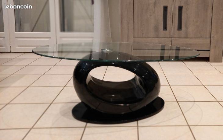 Table basse en verre