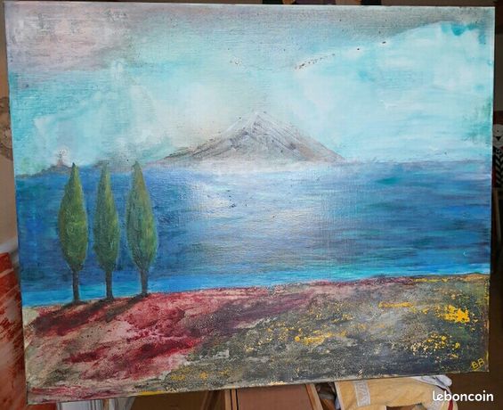 Tableau unique ,fait main