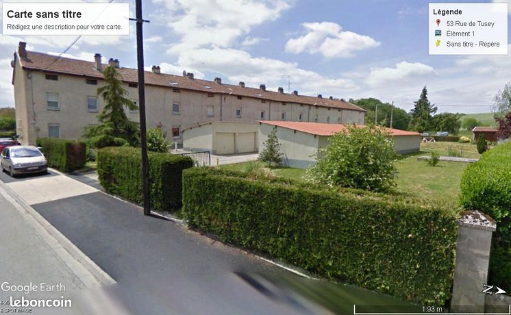 Vaucouleurs, beau T3 individuel, 88m2 avec jardin, garage et chalet
