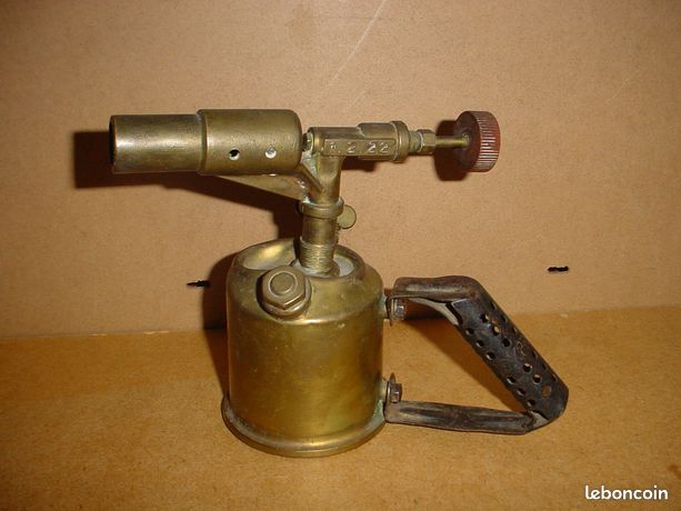 Lampe à Souder Ancienne EXPRESS En Acier – Rénovée – Vintage