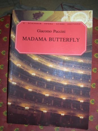 Partition piano chant Madame Butterfly.Puccini