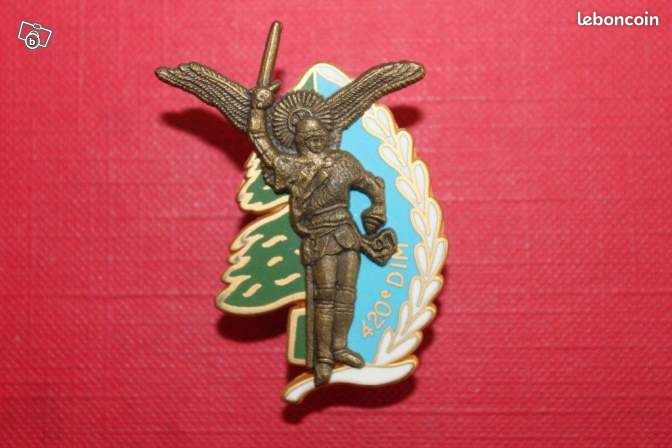 INSIGNE 1° RCP Vintage Delsart Régiment Chasseurs Parachutiste ORIGINAL